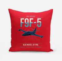 Thumbnail for F9F-5 Panther design on red pillow