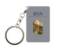 Thumbnail for Bornholm Airport (RNN) design on gray key chain