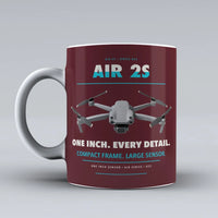 Thumbnail for Air 2S Mug design on dark red dji