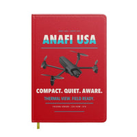 Thumbnail for Parrot ANAFI USA design on red notebook