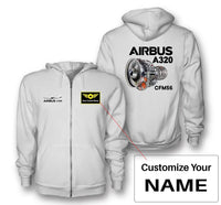 Thumbnail for Customisable Airbus A320 Hoodie - view 7