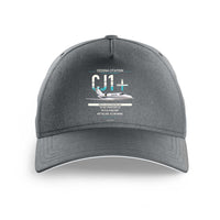Thumbnail for Cessna Citation CJ1+ design on gray printed hat