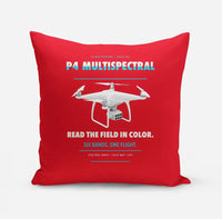 Thumbnail for DJI P4 Multispectral design on red pillow