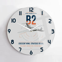 Thumbnail for Handley Page Victor B2 design on light gray no frame wall clock
