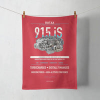 Thumbnail for 915 iS design on red towel