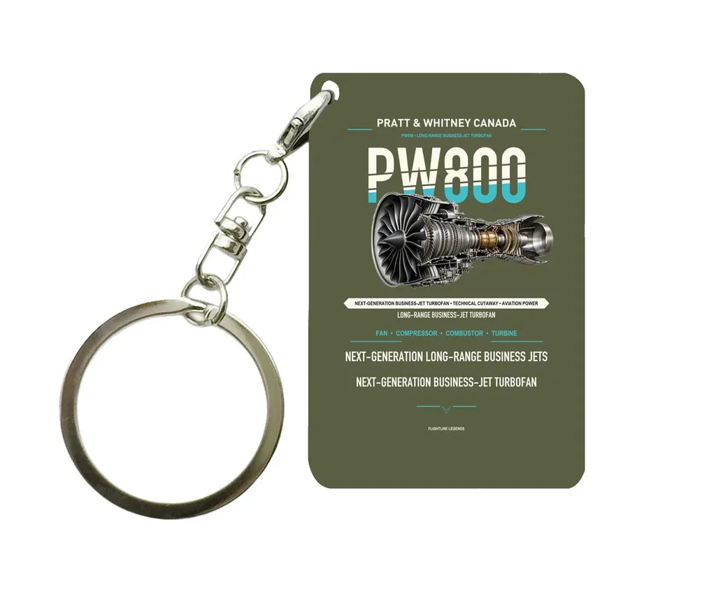 PW800 Key Chain design on green army key chain