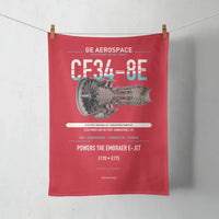Thumbnail for CF34-8E design on red towel