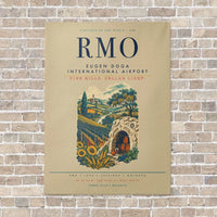 Thumbnail for Chisinau Eugen Doga International Airport RMO vertical canvas print - no frame - beige background