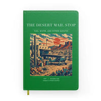 Thumbnail for VINTAGE G4151 - The Desert Mail Stop - Designed Notebooks design on green