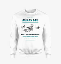 Thumbnail for DJI Agras T40 design on white sweatshirt