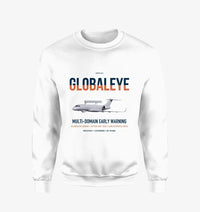 Thumbnail for Saab GlobalEye design on white sweatshirt