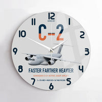 Thumbnail for Kawasaki C-2 design on light gray no frame wall clock