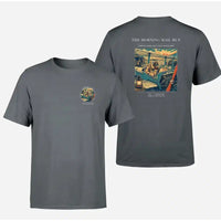 Thumbnail for VINTAGE G4146 - The Morning Mail Run - Double-Side T-Shirt design on gray double side t shirt