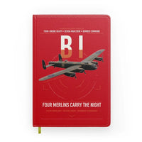 Thumbnail for Avro Lancaster B I design on red notebook