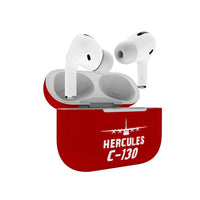 Thumbnail for Military Transport Airplane C 130 AirPods Pro plastic case - Red