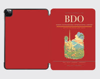 Thumbnail for Husein Sastranegara International Airport (BDO) design on red ipad tablet case