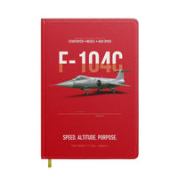 Thumbnail for F-104C Starfighter Speed In A Straight Line design on red notebook