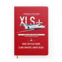 Thumbnail for Cessna Citation XLSPlus design on red notebook
