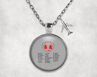 Thumbnail for Aviation Alphabet Necklace - view 7