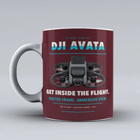 Thumbnail for Avata Mug design on dark red dji