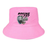 Thumbnail for Boeing 737+Text & CFM LEAP-1 Engine summer hat - light pink