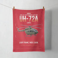 Thumbnail for Airbus UH-72A Lakota design on red towel