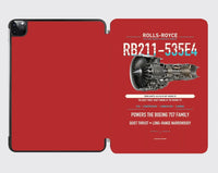 Thumbnail for RB211-535E4 design on red ipad tablet case
