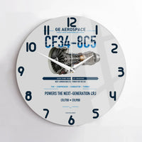 Thumbnail for CF34-8C5 design on light gray no frame wall clock