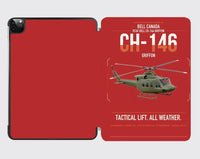 Thumbnail for Bell Canada CH-146 Griffon design on red ipad tablet case