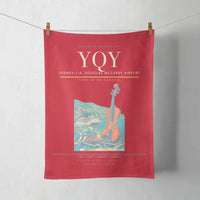 Thumbnail for Sydney–J.A. Douglas McCurdy Airport (YQY) design on red towel