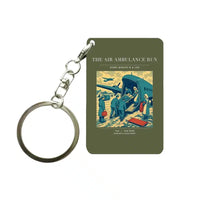 Thumbnail for VINTAGE G4506 - The Air Ambulance Run - Designed Key Chain design on greenarmy