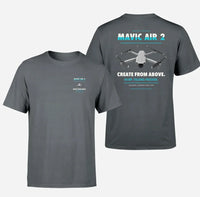 Thumbnail for DJI Mavic Air 2 design on gray t shirt