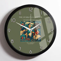 Thumbnail for VINTAGE G4264 - The Spark Plug Sermon - Designed Wall Clocks design on greenarmy framed