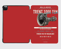 Thumbnail for TRENT 1000 TEN design on red ipad tablet case