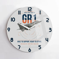 Thumbnail for SEPECAT Jaguar GR1 design on light gray no frame wall clock