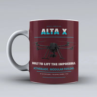 Thumbnail for Alta X Mug design on dark red freefly