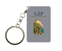 Thumbnail for Gazipasa-Alanya Airport (GZP) design on gray key chain