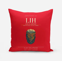 Thumbnail for Līhuʻe Airport (LIH) design on red pillow
