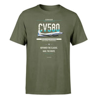 Thumbnail for Convair 580 design on green army single side