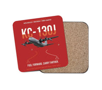 Thumbnail for KC-130J SUPER HERCULES design on red 1 piece coaster