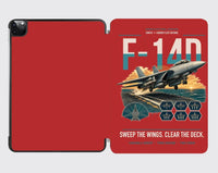 Thumbnail for F-14D Tomcat design on red ipad tablet case