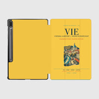 Thumbnail for Vienna Airport (VIE) design on yellow samsung tablet tablet case