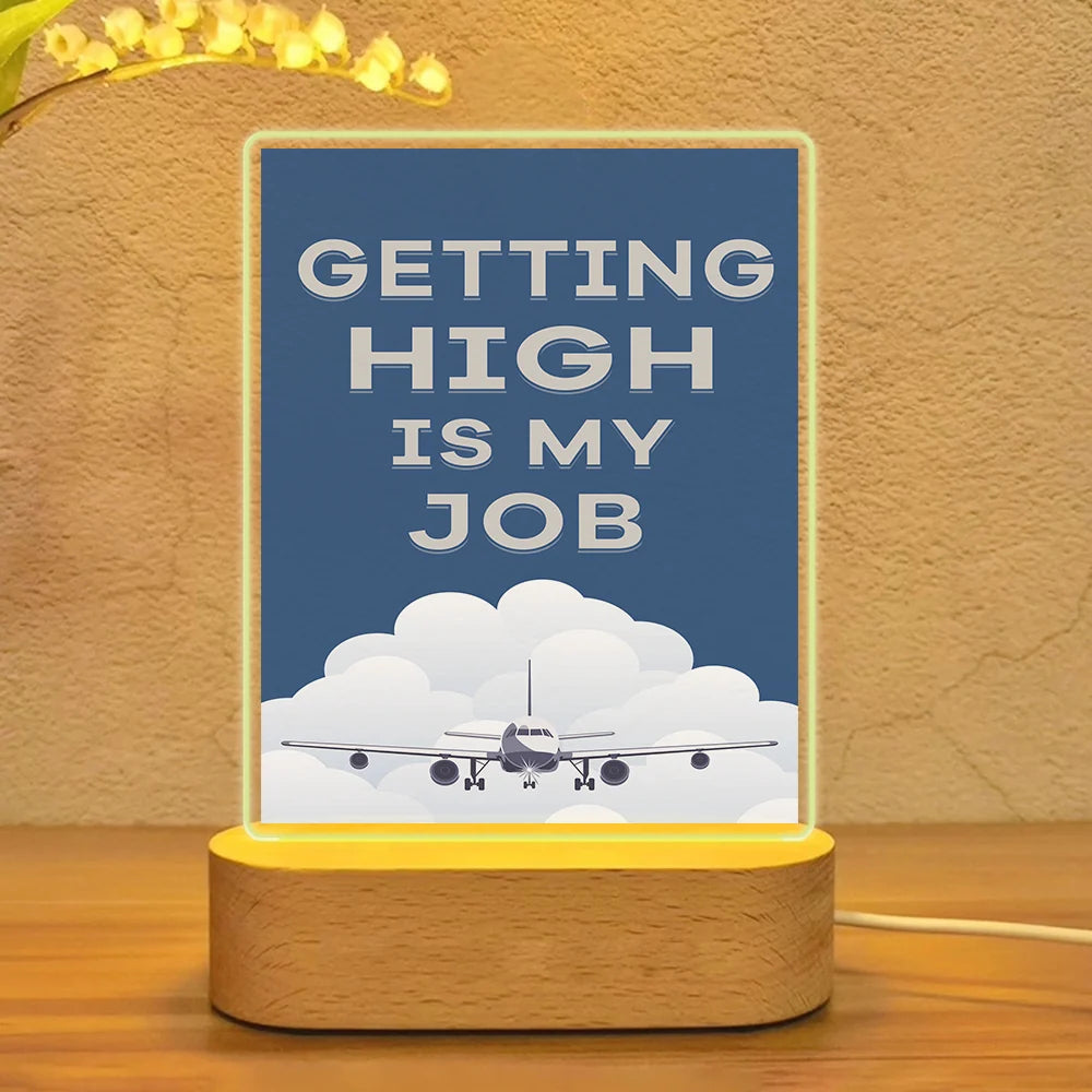 Getting High Is My Job Lamp - view 7