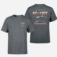 Thumbnail for KC-130T NP2000 design on gray double-side t-shirt, double-side print