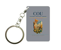 Thumbnail for Columbia Regional Airport (COU) design on gray key chain