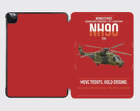 Thumbnail for NHIndustries NH90 TTH design on red ipad tablet case