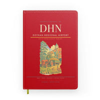 Thumbnail for Dothan Regional Airport (DHN) design on red notebook