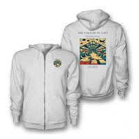 Thumbnail for VINTAGE G4508 - The Parachute Loft - Premium Zipped Hoodie design on white