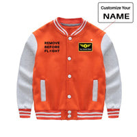 Thumbnail for Remove Before Flight Baseball Jacket - view 8