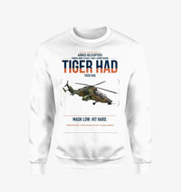 Thumbnail for Airbus Helicopters Tiger HAD design on white sweatshirt